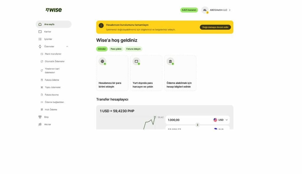 Wise Business (Kurumsal) Hesap Nasıl Açılır? Wise Business (Kurumsal) Hesap Nasıl Açılır?