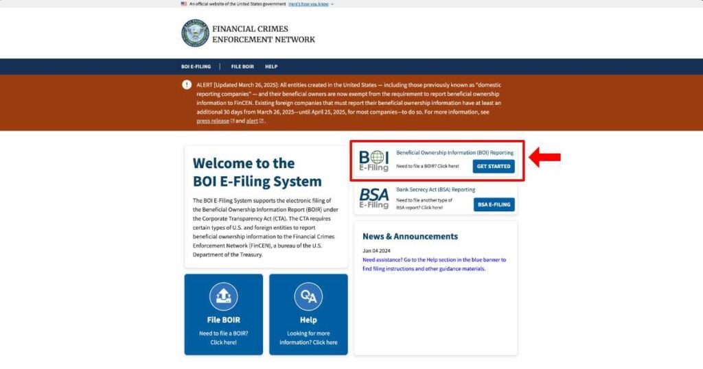 FinCEN BOI Raporlaması Nasıl Yapılır?