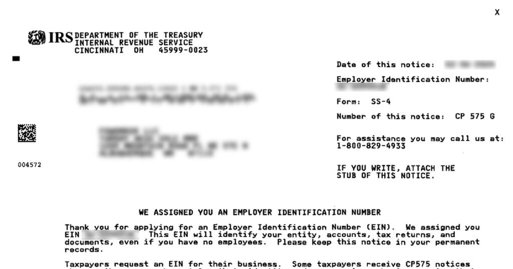 IRS'den Gelen EIN Başvurusu Cevabı