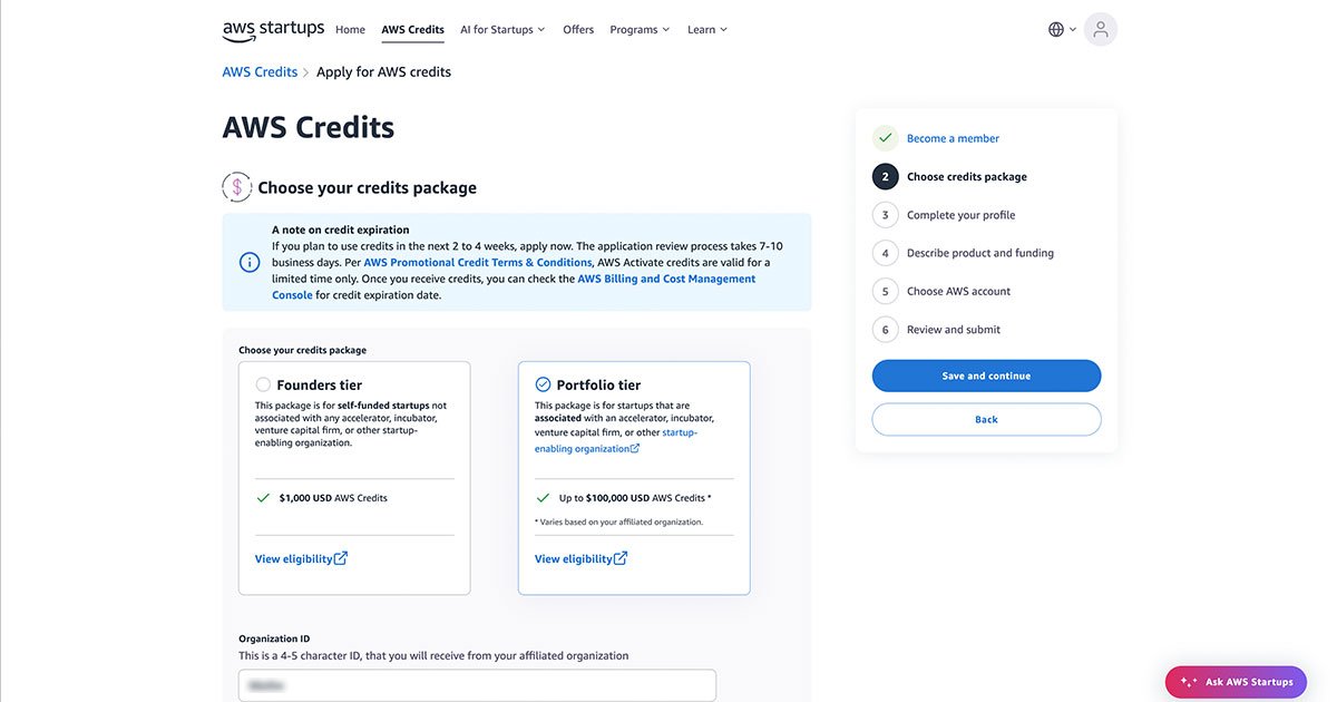 Anthropic Claude Bedava Kullanın Amazon AWS Activate Startup Başvurusu