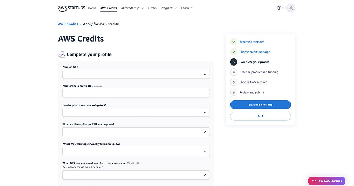 Anthropic Claude Bedava Kullanın Amazon AWS Activate Startup Başvurusu