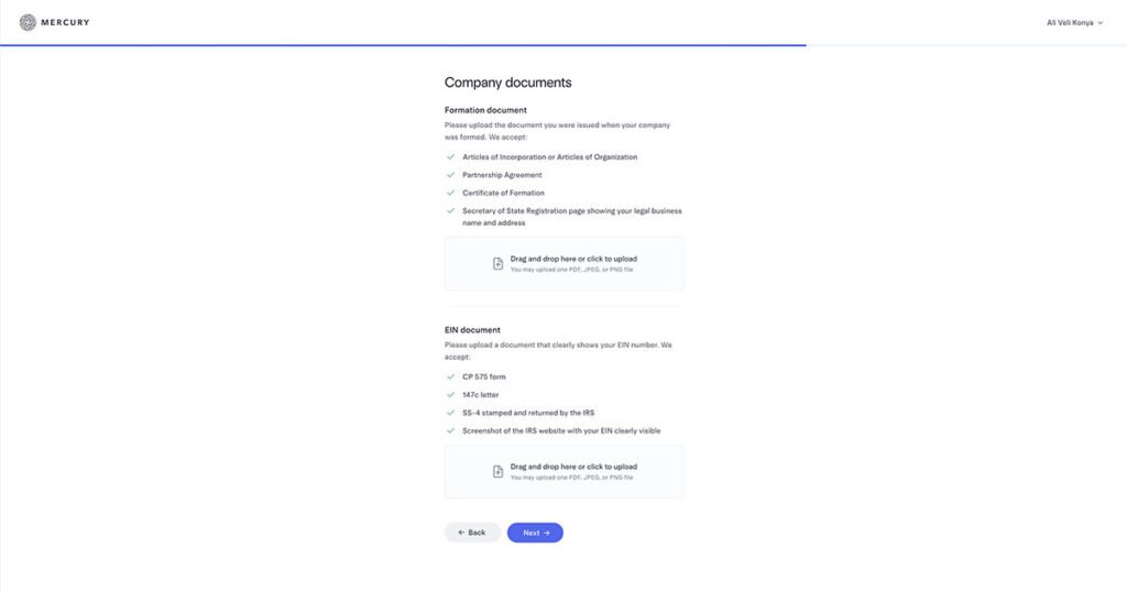 Mercury Bank Nedir? Mercury Hesabı Nasıl Açılır? Mercury Bank için Şirket Dokümanları